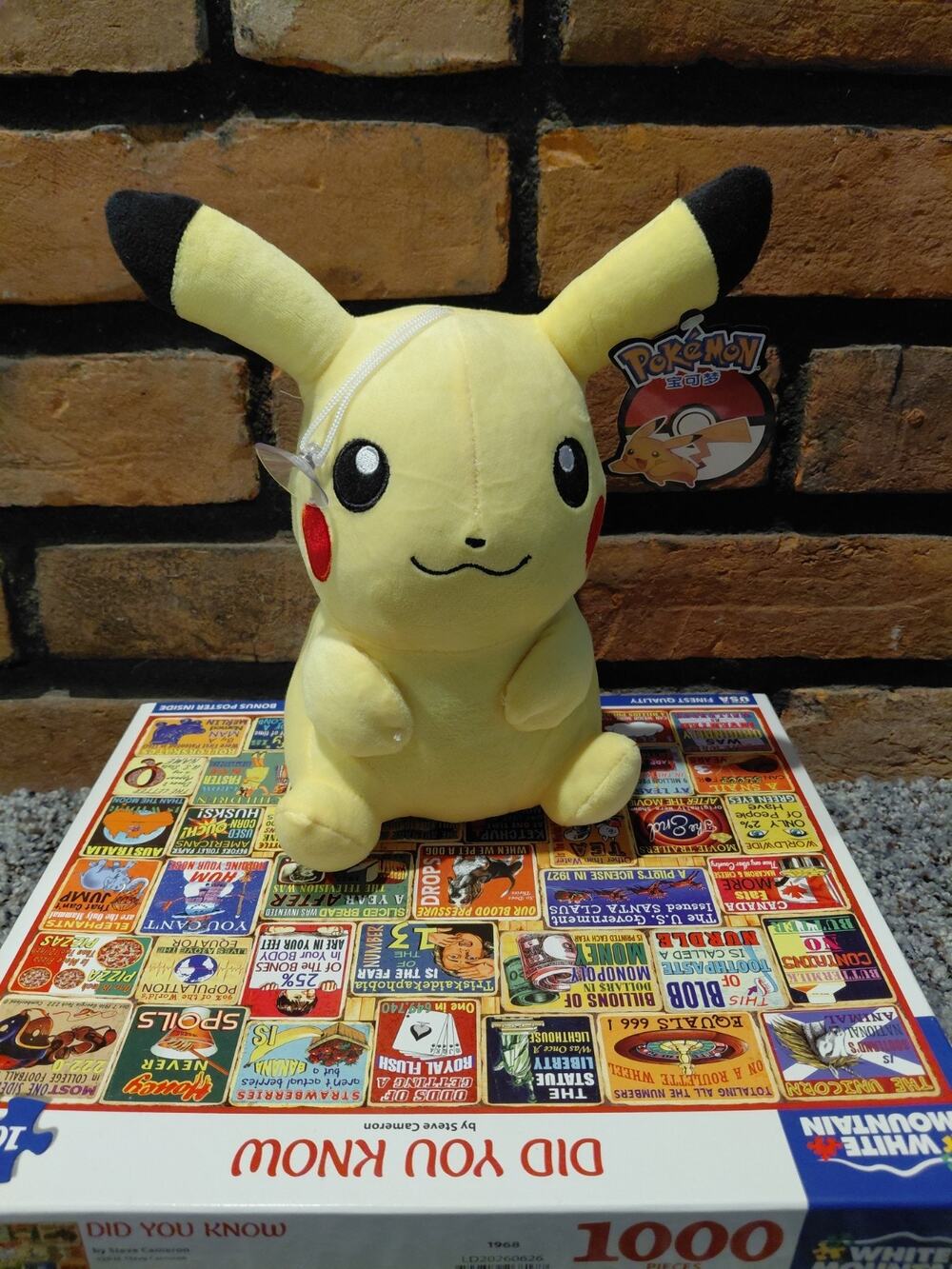 Pokemon Pikachu Plush Toy Stuffed Animal Doll Nintendo TOMY 2020 Collectible 8"